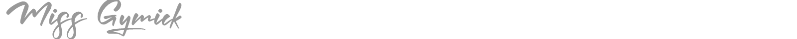 Miss Gymick font preview
